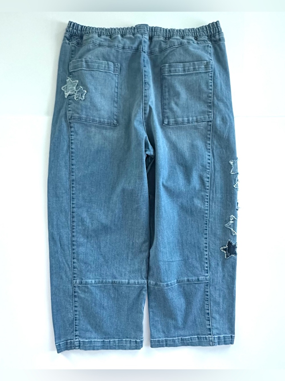 Anthropologie The Izzie Relaxed Pull-on Barrel Jeans by Pilcro | XL | EUC - Picture 3 of 16